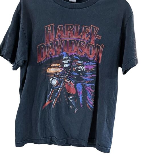 Harley-Davidson Other - Vintage Harley-Davidson Black Short Sleeve Tee with Graphic Print